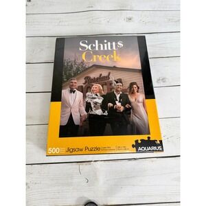 Schitt's Creek Cast Aquarius 500 Piece Jigsaw Puzzle New Sealed Damaged Box